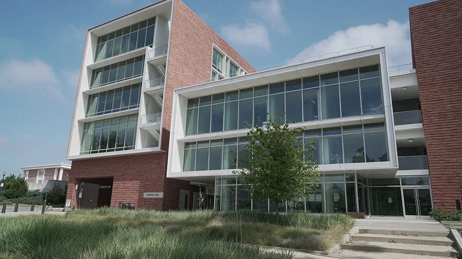 Exterior of Geffen Hall