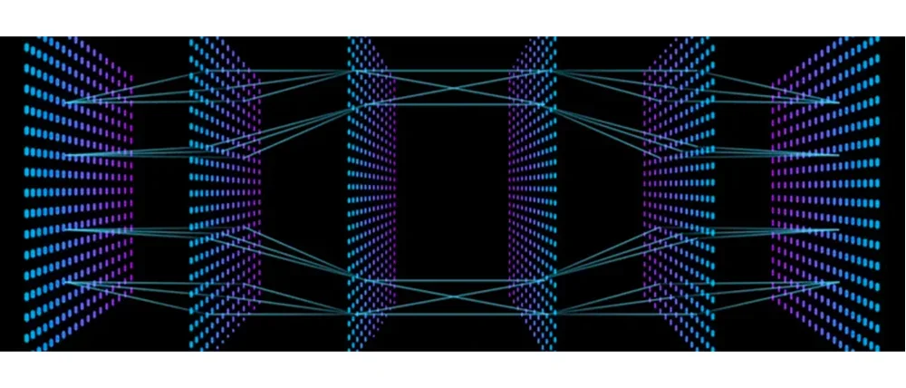 graphic illustration of computer networks